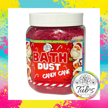 Christmas Candy Cane Bath Dust