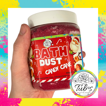 Christmas Candy Cane Bath Dust