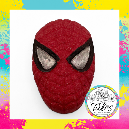 Red Superhero Bath Bomb - Spiderman Marvel Avengers