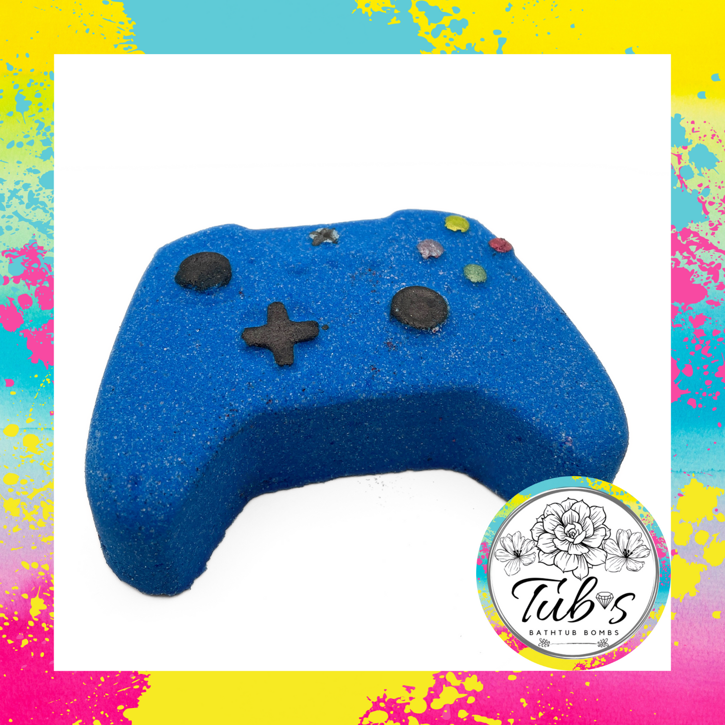 Blue Xbox Controller Bath Bomb